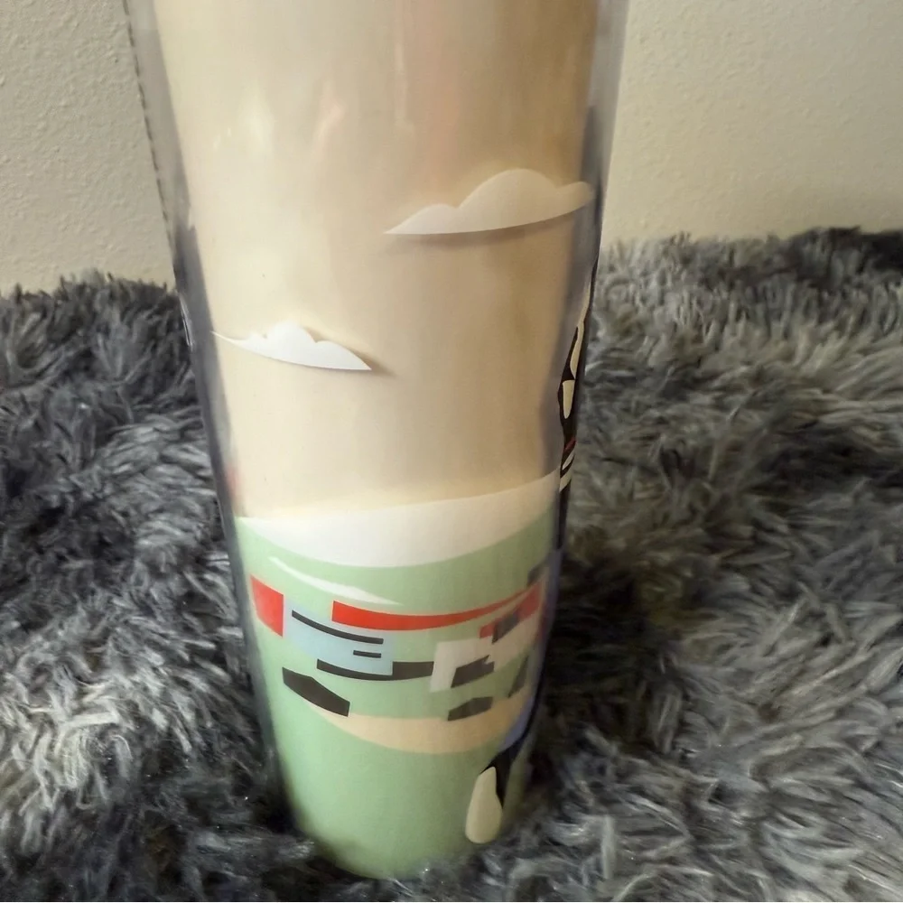 NEW Starbucks collab artist Damon Brown Black History Month LOU‎ 24oz Tumbler